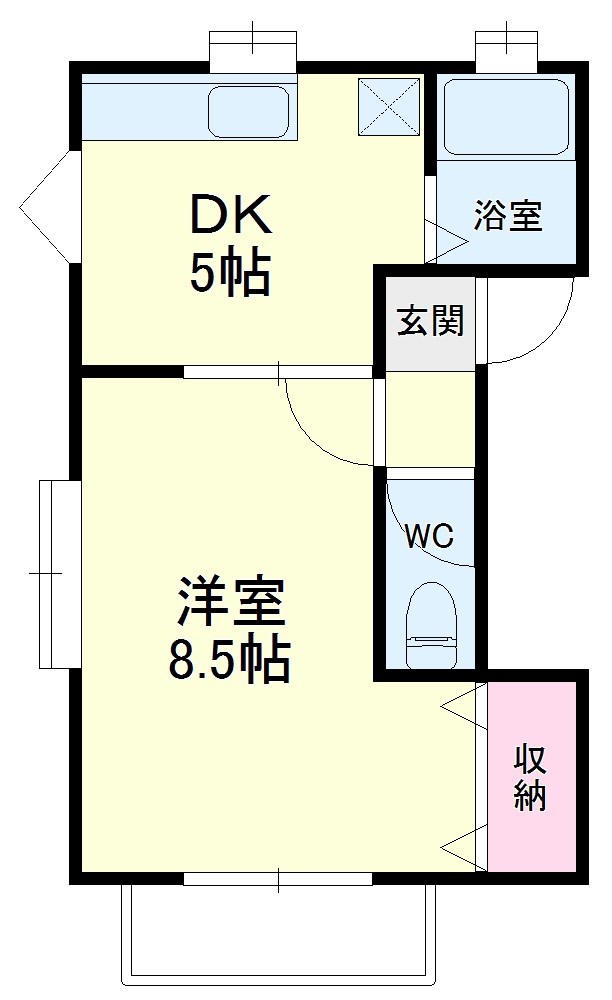 ラフィーユＢ 間取り図