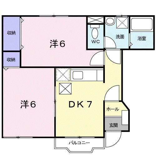 ボンジュール 間取り図