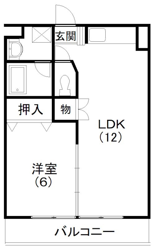 レイクコート富塚 間取り図