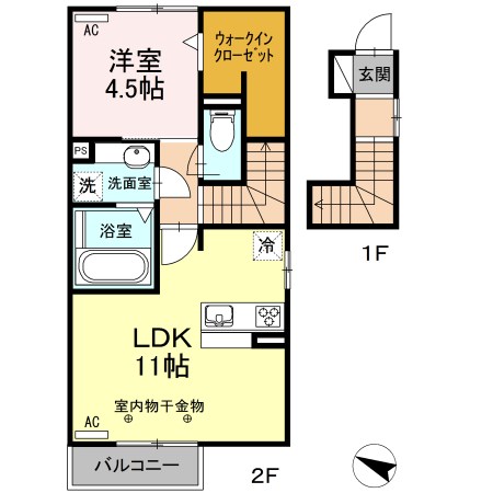 Radius K  間取り図