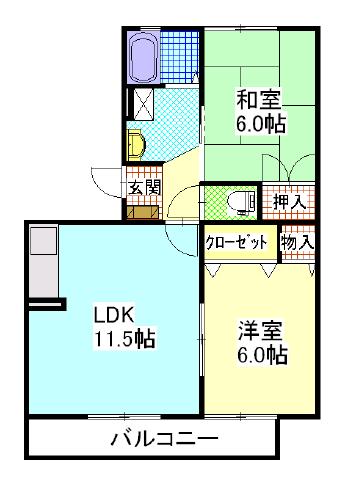 メゾン桂花 間取り図