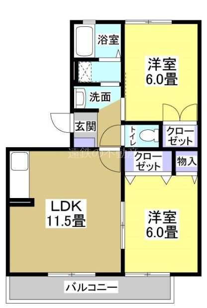 メゾン桂花 間取り図