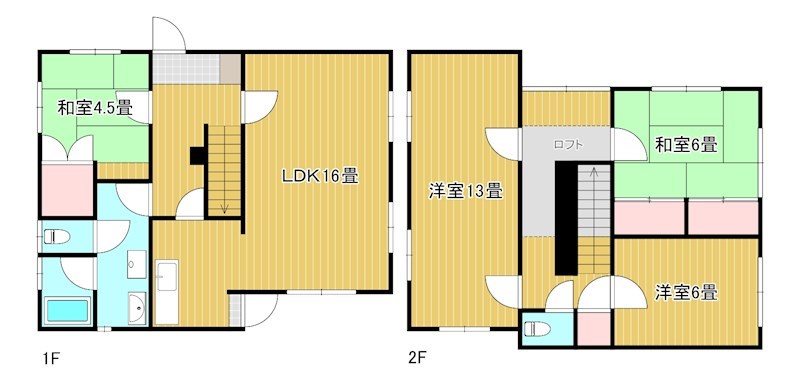 富塚町M様戸建て 間取り図