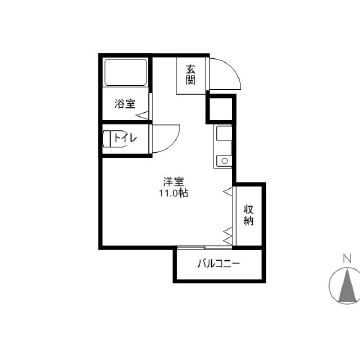 サンフォーレⅡ 間取り図