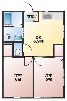 イマージュⅠ 間取り図