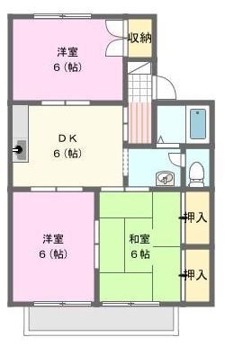 ヴァンベールB 間取り図