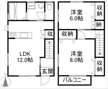 ヴィラ四季 間取り図