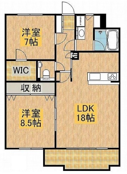 コンフォート志都呂 間取り図