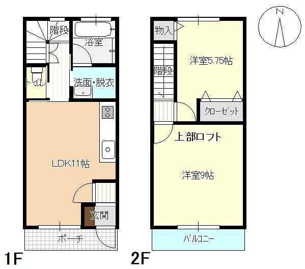 カーサ・デル・ソレ 間取り図