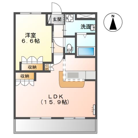 プリマベーラ　B・H－Ⅱ 間取り図