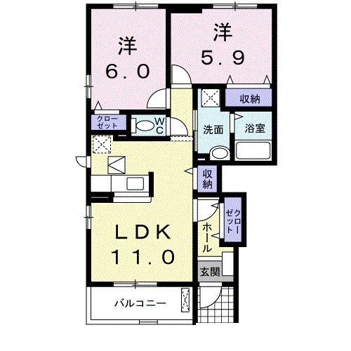 アンベリー 間取り図