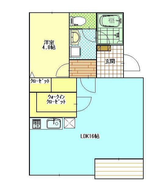 ハイツテクトピア掛川Ⅱ 間取り図