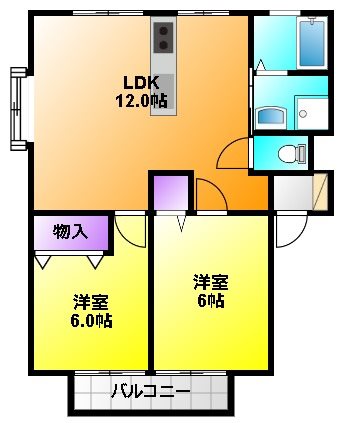 ウィンディア・アンドウ 間取り図