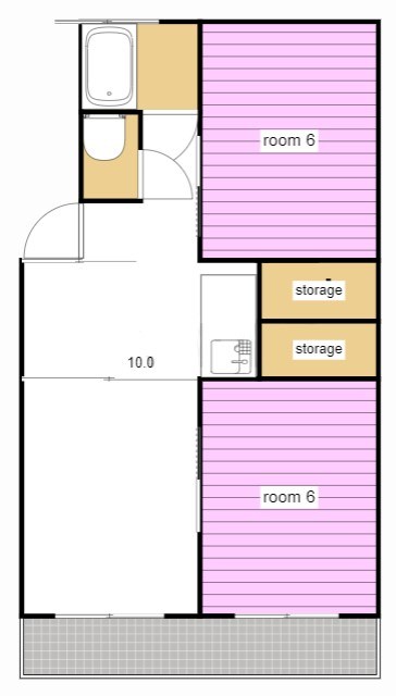 立石マンション 間取り図