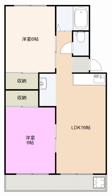 立石マンション 間取り図