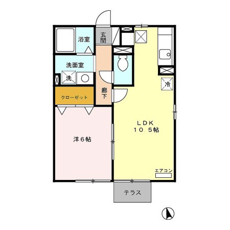 セジュールブランシェ 間取り図