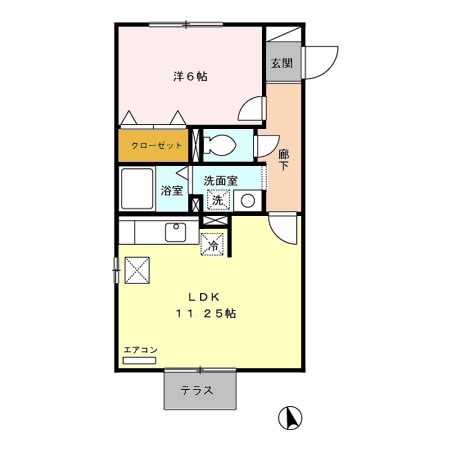 セジュールブランシェ 間取り図