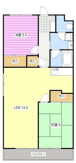 マンションアルボ 間取り図