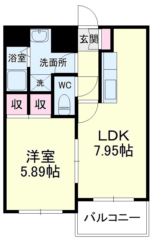 シャンツェ富塚 間取り図