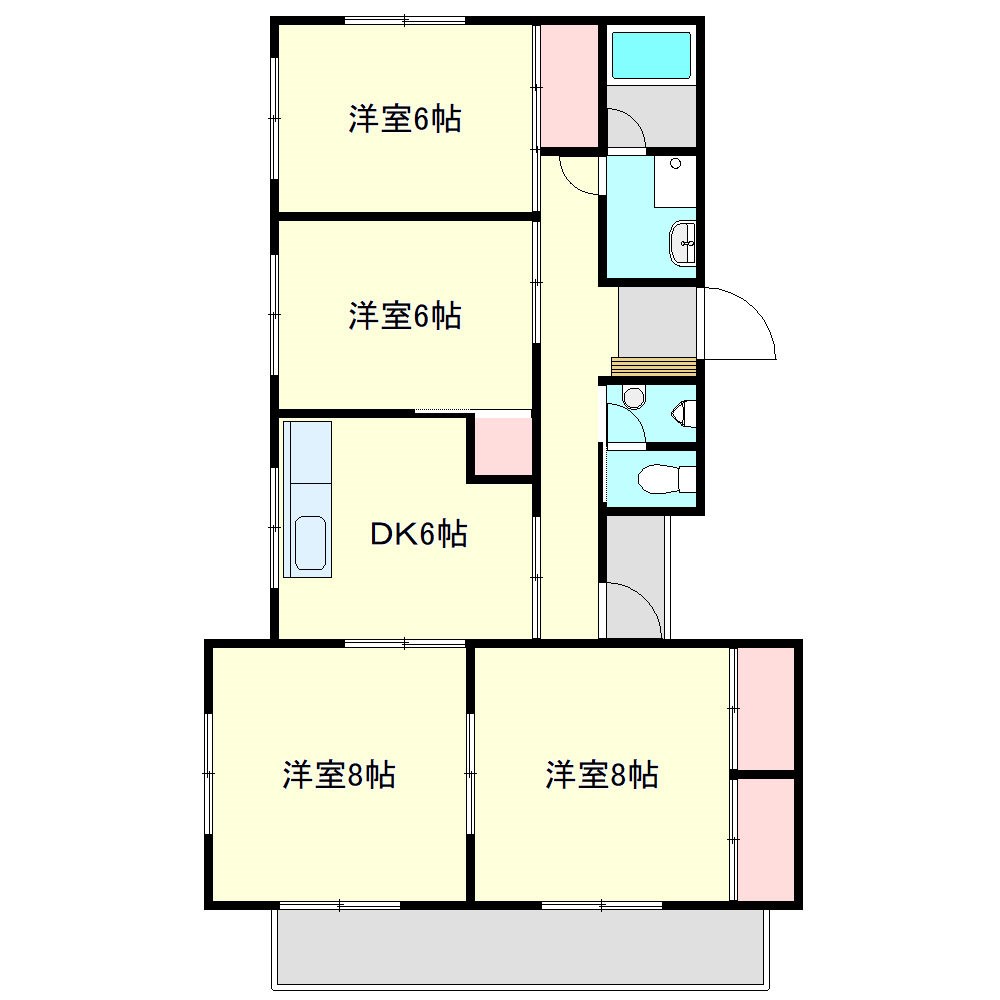 シーサイドアベニュー 間取り図