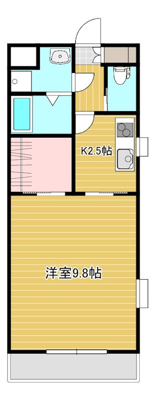 ローテローザⅡ 間取り図