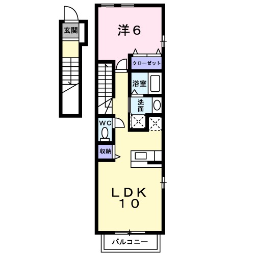 ジェルメⅡ 間取り図