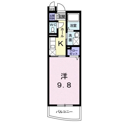 プラシードⅡ 間取り図