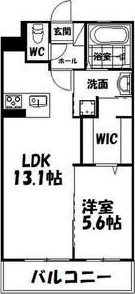 ロゼッタヒルズ 102号室 間取り