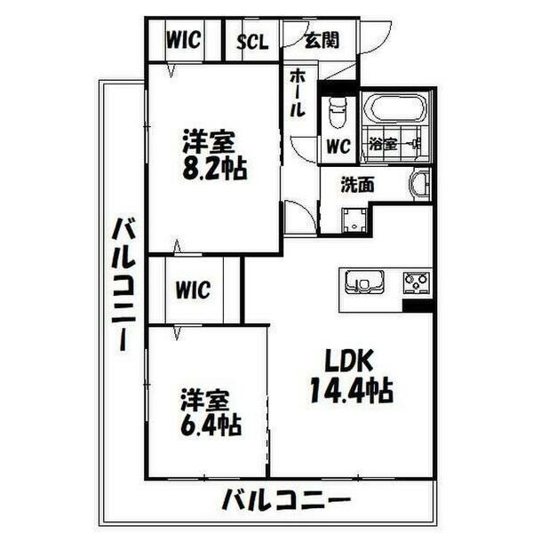 ロゼッタヒルズ 間取り図