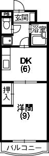 ハイムコターナ 間取り図