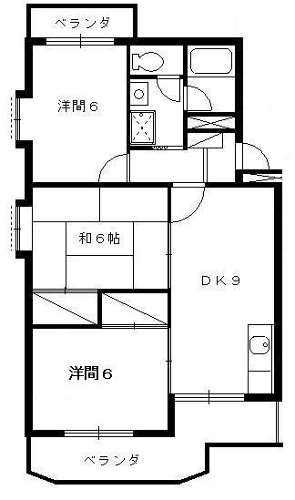 ベルメゾン矢野 間取り図