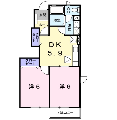 コスモス　ＬＦ 間取り図