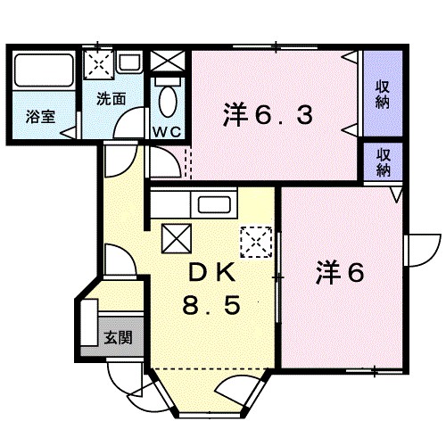 ウィステリア 間取り図