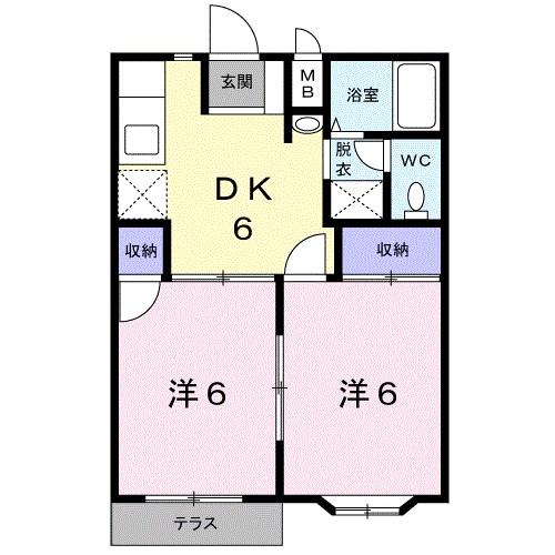 バルミーハイツ 間取り図