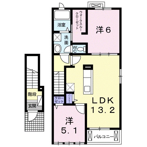 メゾン・絆 間取り図