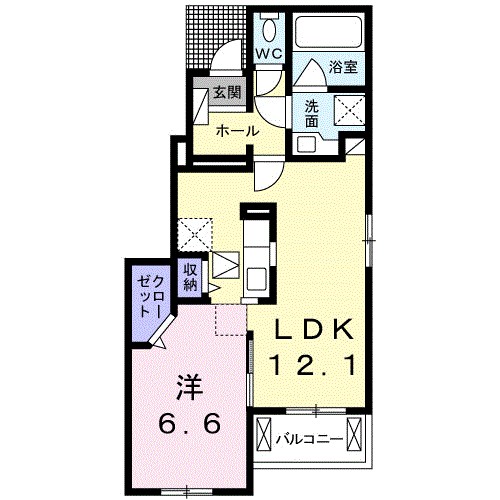 アムールⅢ 間取り図