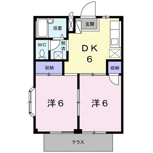 シティハイツ今之浦Ｃ 間取り図