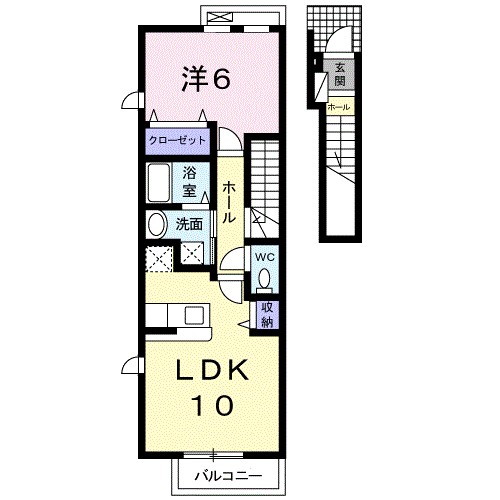 ベルメゾン 間取り図