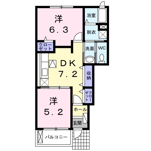 プリムローズ 間取り図