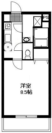 マンションカズⅡ 間取り図