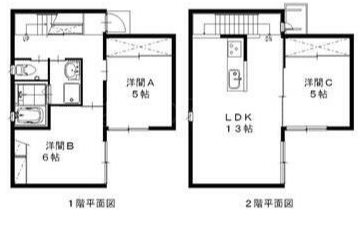 ユニキューブ長谷 間取り図