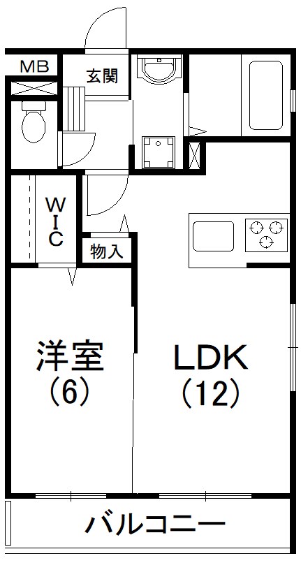 ラヴィベール中島 間取り図