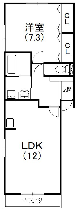 コンフォートライフ北 間取り図