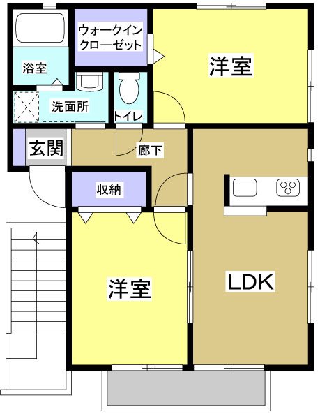 グランシャリオⅡB 間取り図