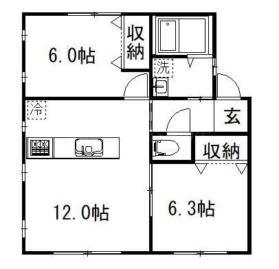 プランタン上島 間取り図