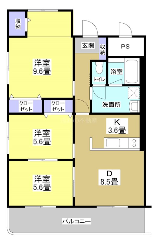 ヴィルヌーブ 間取り図