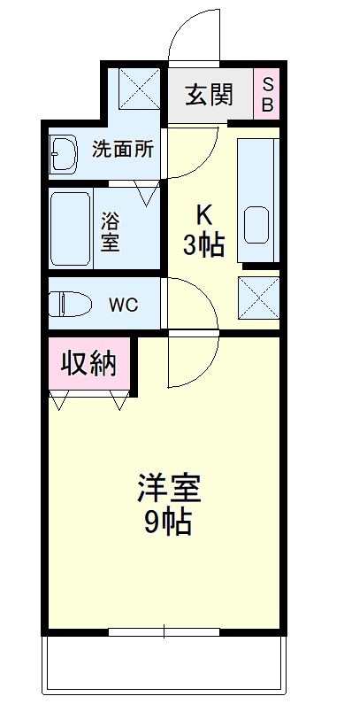 キャッスルバンブーⅡ 間取り図