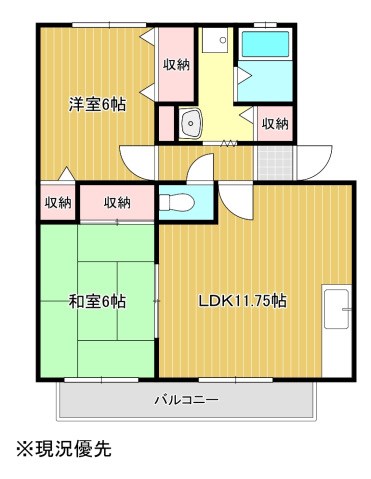 サンライズＣ 間取り図