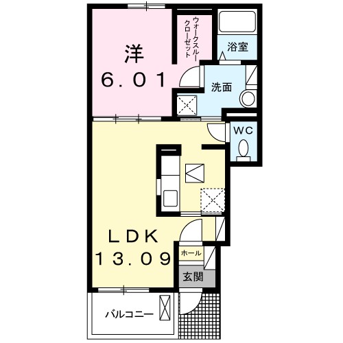 メゾン　カンパーニュ　Ⅲ 間取り図