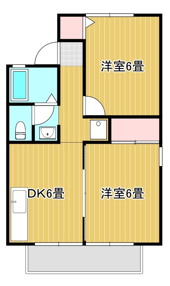 セジュールＭ 間取り図